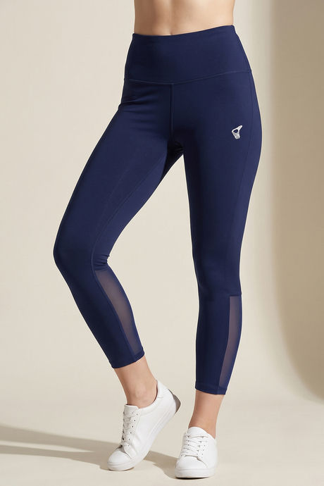 Buy Zelocity Quick Dry Gym Leggings - Blue Depth